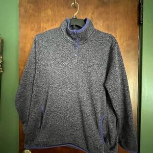 Eddie Bauer womens top  in Heathered Gray and Purple